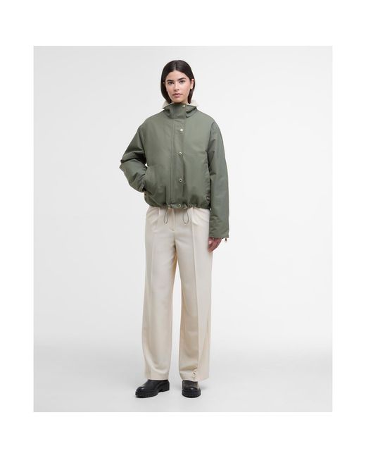 Barbour Green Luanda 3-In-1 Showerproof Long Sleeve Rain Anorak