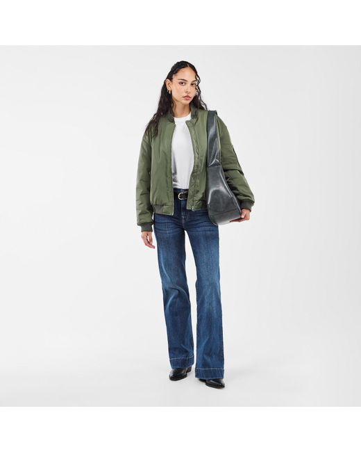 7 For All Mankind Blue Modern Dojo Bootcut Jeans