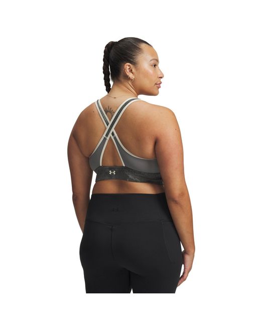 Under Armour Gray Medium Impact Sports Bra