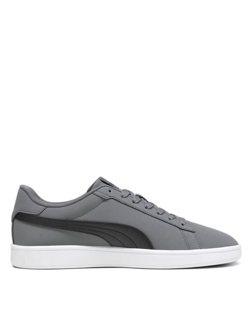 PUMA Gray Smash 3.0 Buck Low-Top Trainers for men