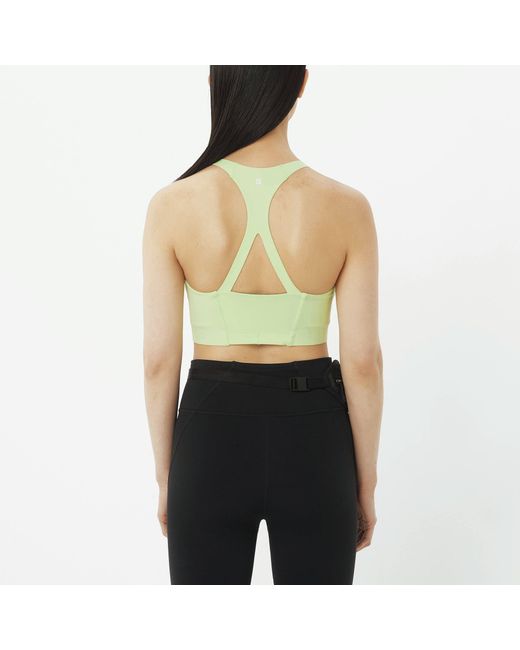 Salomon Green Shakeout Bliss Sports Bra