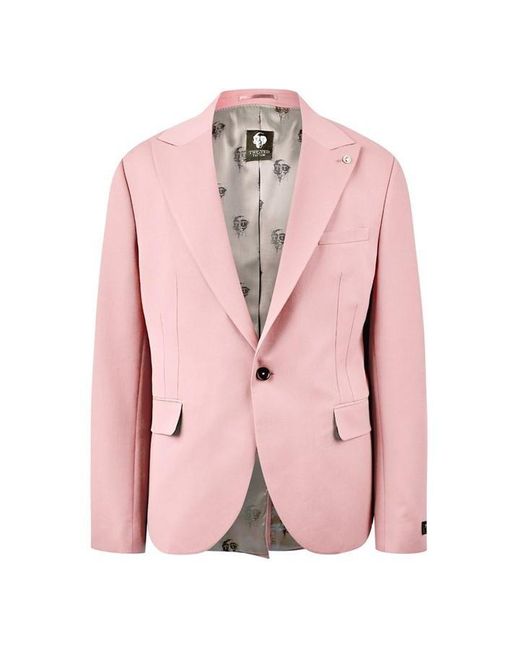 Twisted Tailor Pink Buscott Slim Fit Suit Jacket for men