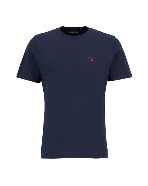 Barbour Blue T-Shirt Essential Sports Tee for men