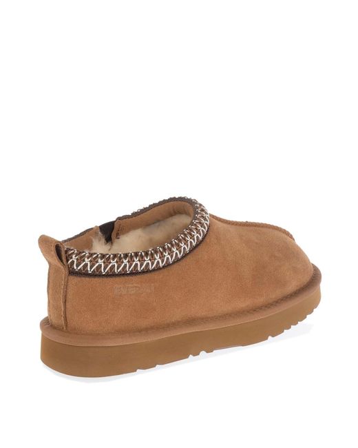 EVER AU Brown Wigeon Leather Slippers