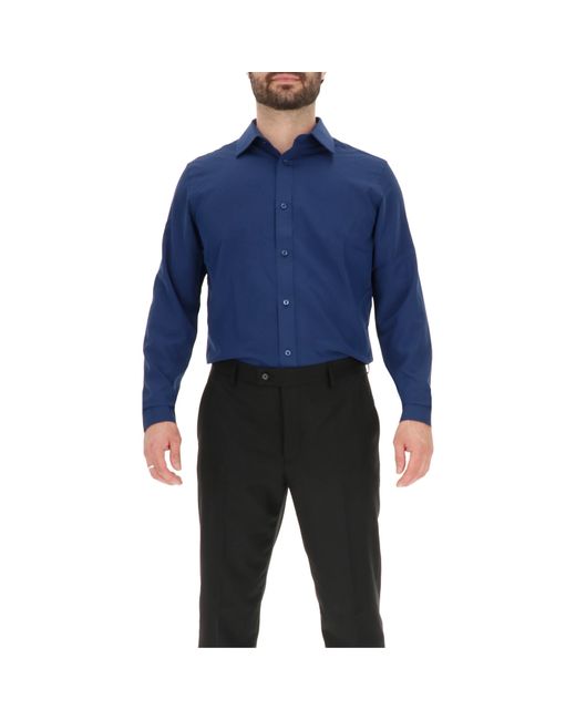 Scotch & Soda Blue Long-Sleeve Oxford Shirt for men