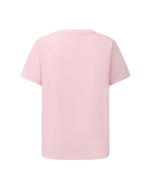Pretty Green Pink Large Logo Tee for men