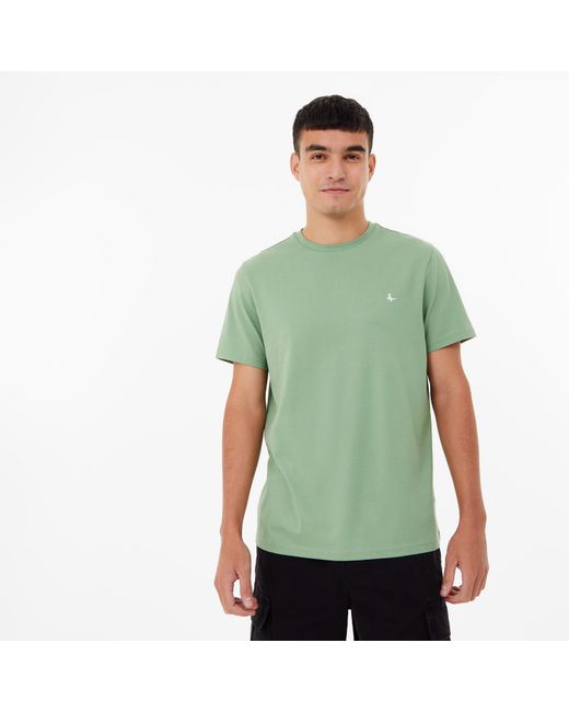 Jack Wills Green Jw Sandleford T Shirt for men