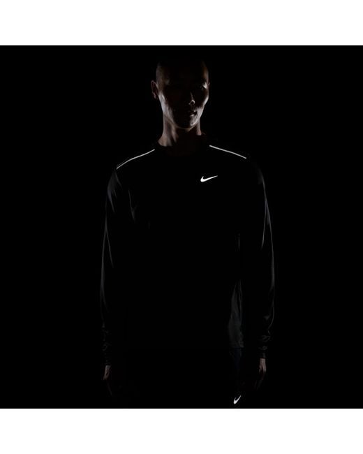 Nike Black Miler Ls Tee Sn64 for men