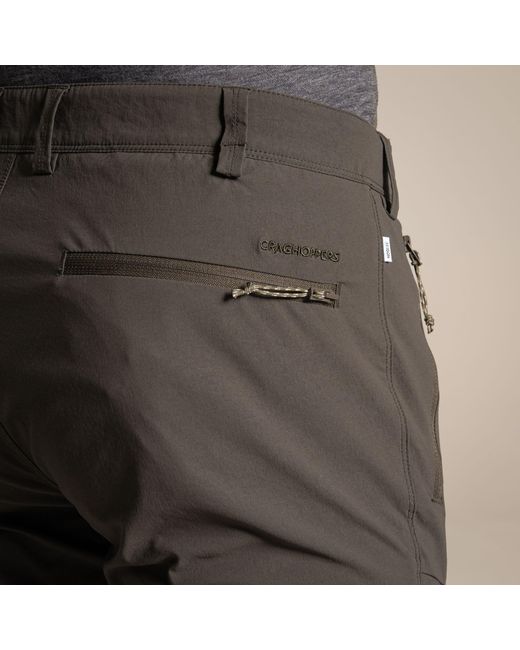 Craghoppers Blue Nosilife Pro Iii Insect-Repellent Travel Trousers for men