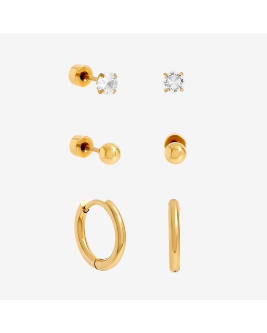 Jon Richard Metallic Plated Waterproof Basic Earrings