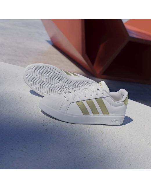 Adidas White Low-Top Trainers