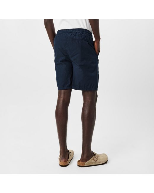 Albam Blue Poplin Shorts for men