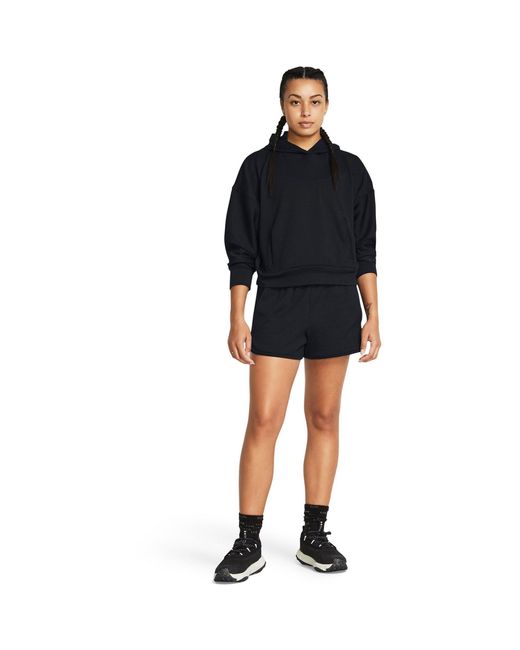 Under Armour Blue Journey Rib Over The Head Performance Hoodie