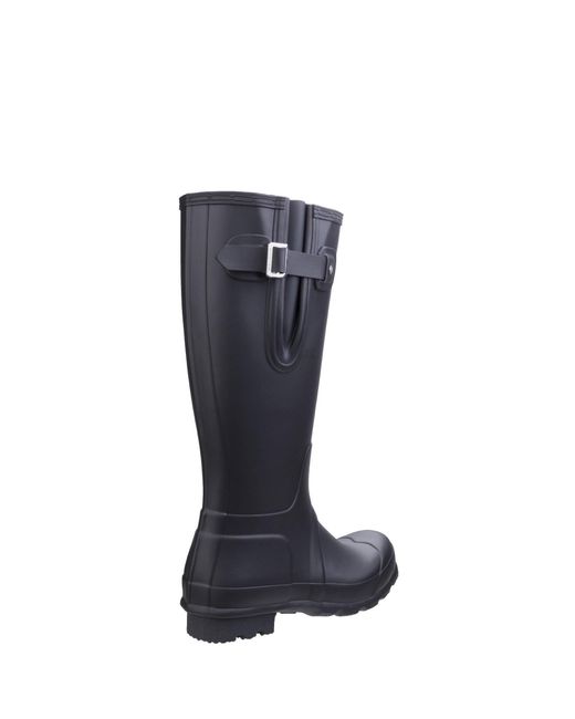 Hunter Blue Original Side Adjustable Wellington Boots for men