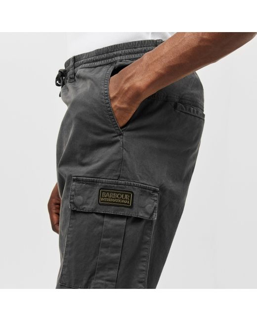 Barbour Blue Outline Cargo Trousers for men