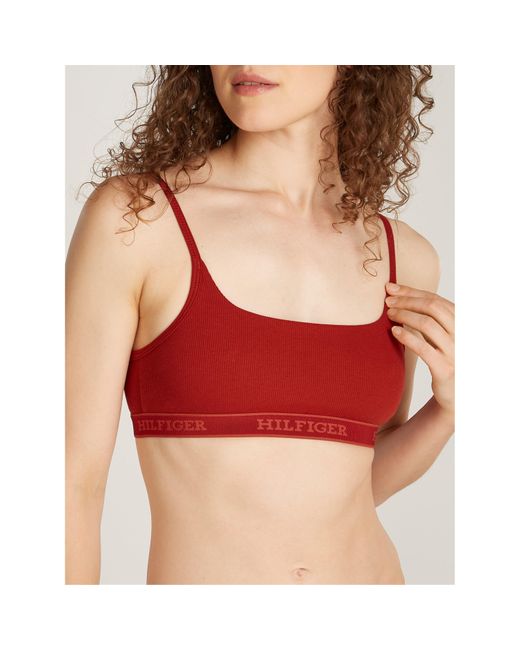 Tommy Hilfiger Red Unlined Bralette