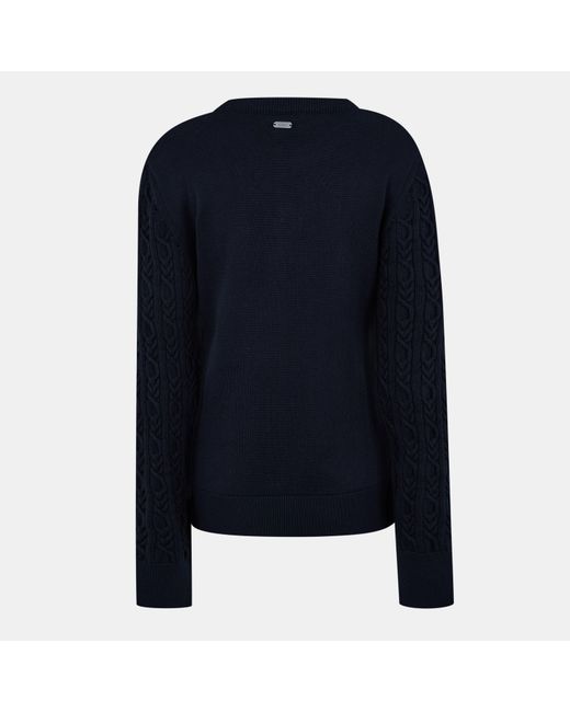 Barbour Blue Hampton Knit Sweater