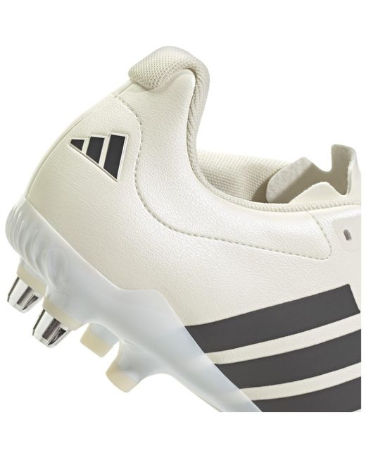 Adidas White Adizero Rs15 Rise Soft Ground Rugby Boots