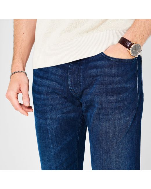 Boss Blue Delaware Slim Fit Jeans for men