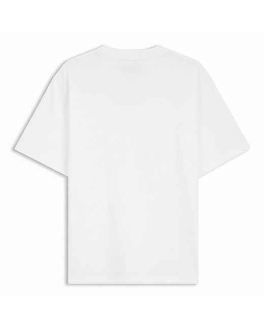 HUGO White Nieros Logo Patch T-Shirt for men