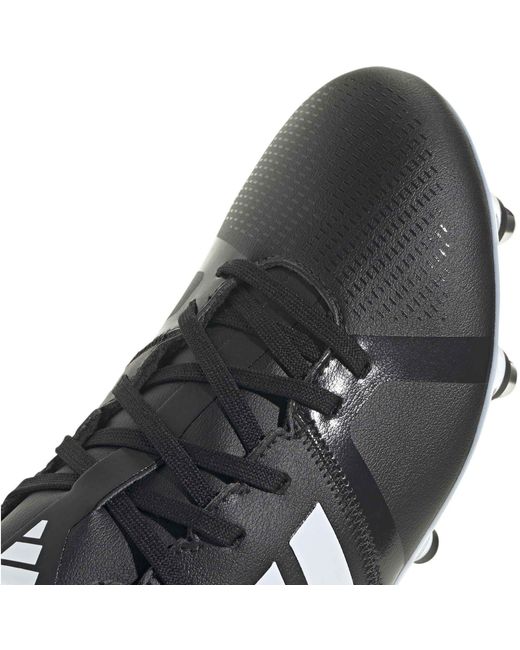 Adidas Black Adizero Rs15 Rise Soft Ground Rugby Boots