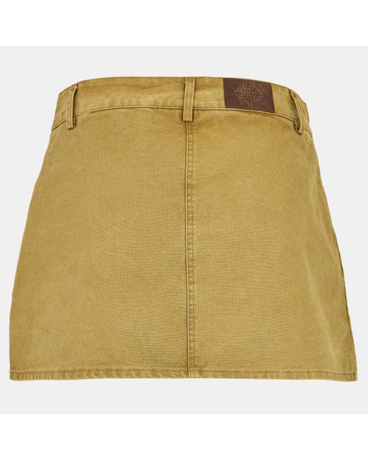 The Couture Club Green Washed Mini Skort