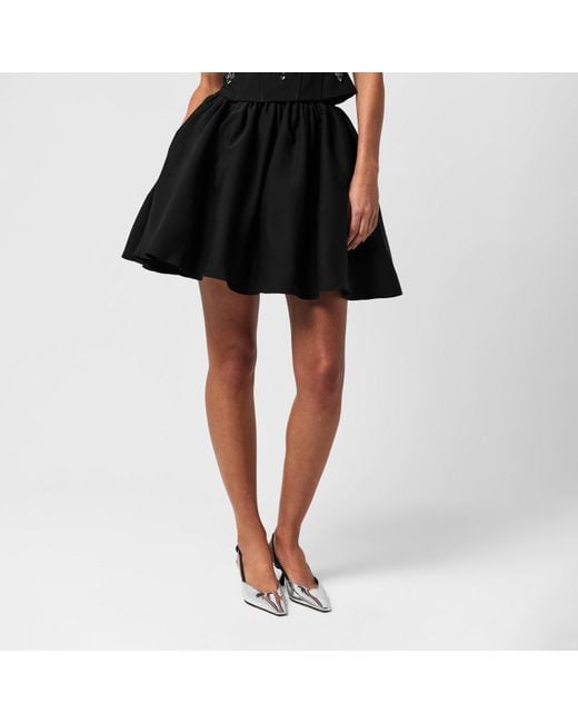 Odd Muse Black Layered Mini Skirt