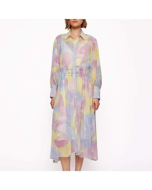 Boss Multicolor Hugo Dileola 10242543 01 Maxi Dress