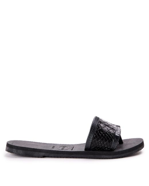 Havaianas Black Angra Wild Flip Flops