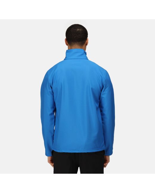 Regatta Blue Octagon Ii Printable 3 Layer Jacket for men