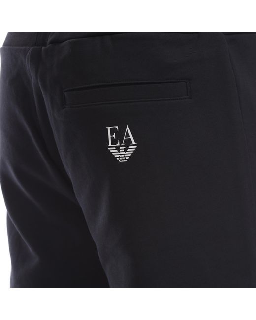 Emporio Armani Black Straight Leg Trousers for men