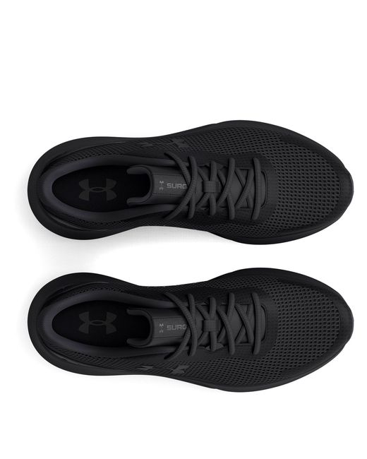 Under Armour Black Surge 3 Running Trainers for men