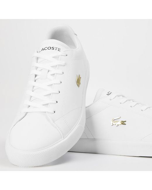 Lacoste White Lerond Pro Low-Top Trainers for men