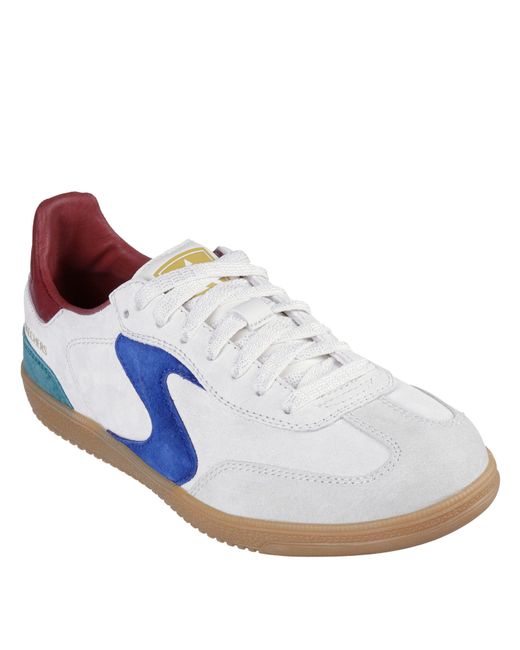 Skechers White Hotshot Casual Low-Top Trainers