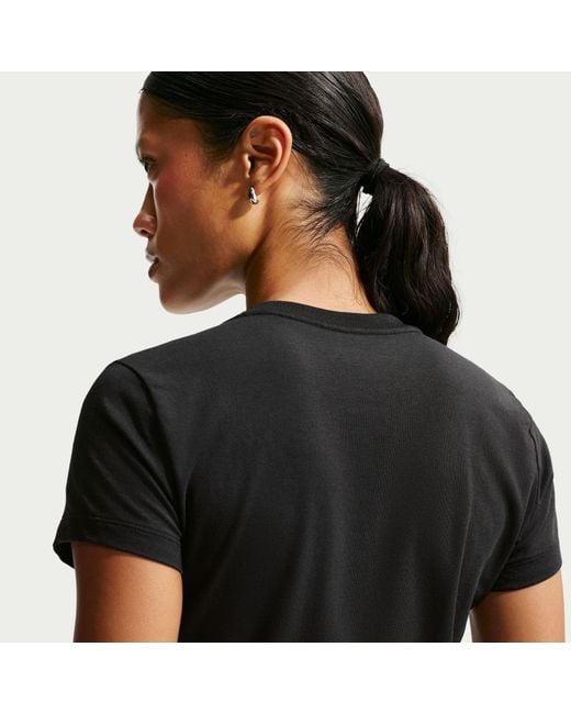 Nike Black Chill Knit Crop