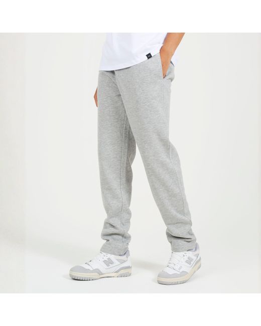 Brave Soul Gray Bs Straight Leg Open Hem Jogging Bottoms for men