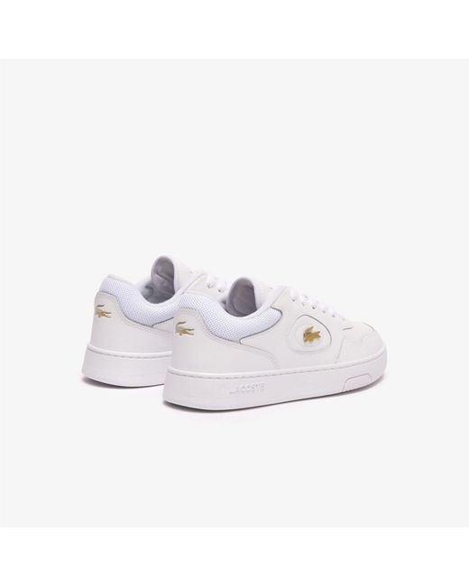Lacoste White Lineset Trainers