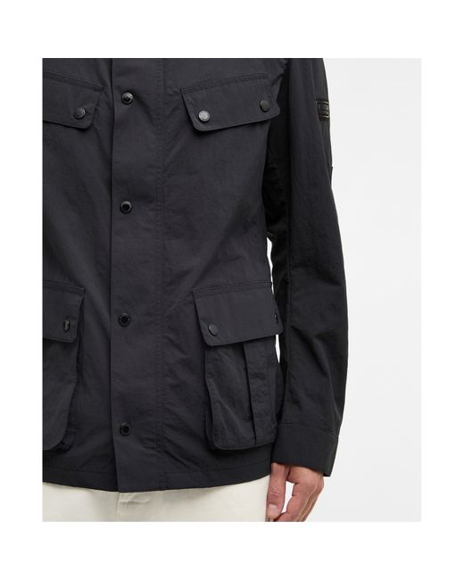 Barbour Blue Modern Duke Showerproof Jacket for men