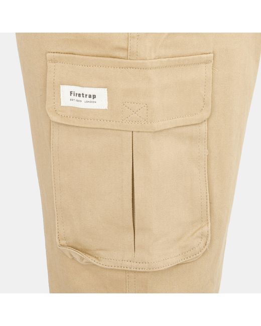 Firetrap Natural Cargo Shorts for men