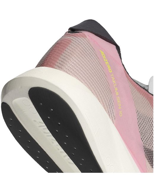 Adidas Pink Adizero Takumi Sen 10 Running Shoes
