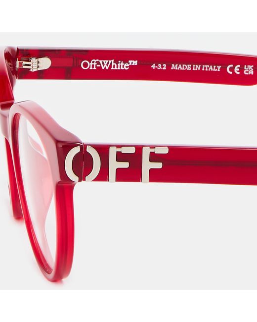 Off-White c/o Virgil Abloh Red Reading Glasses