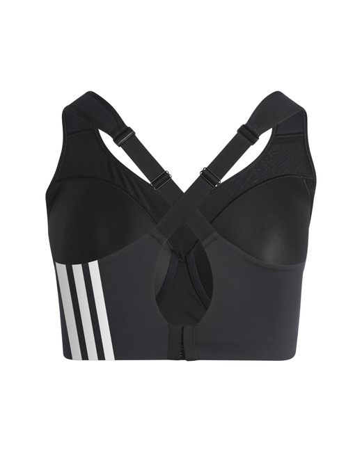 Adidas Black Tlrd Impact Training High-Support Bra (Plus Size)