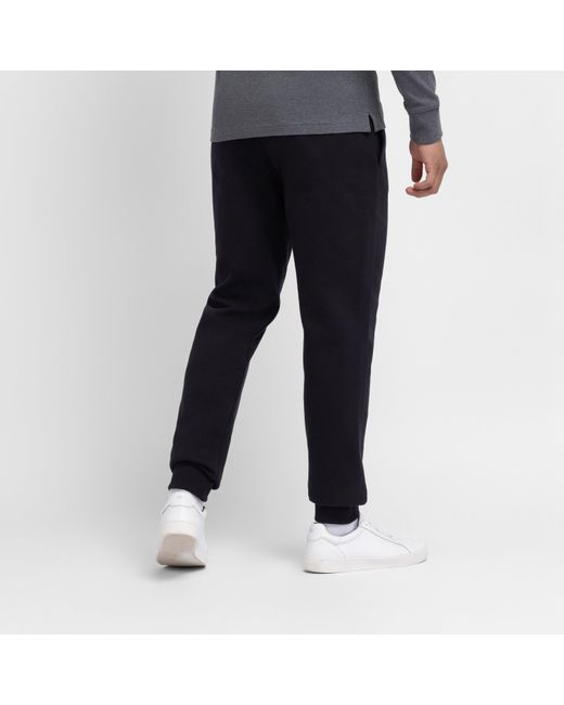 Eden Park Black Plain Jogging Bottoms for men