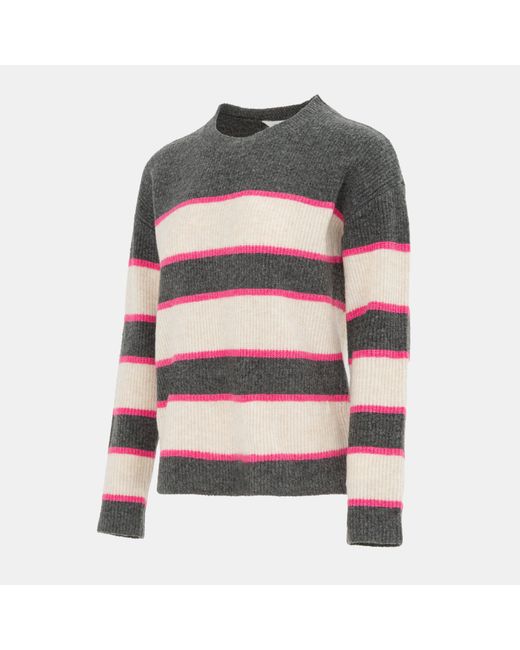 Miso Gray Stripe Jumper