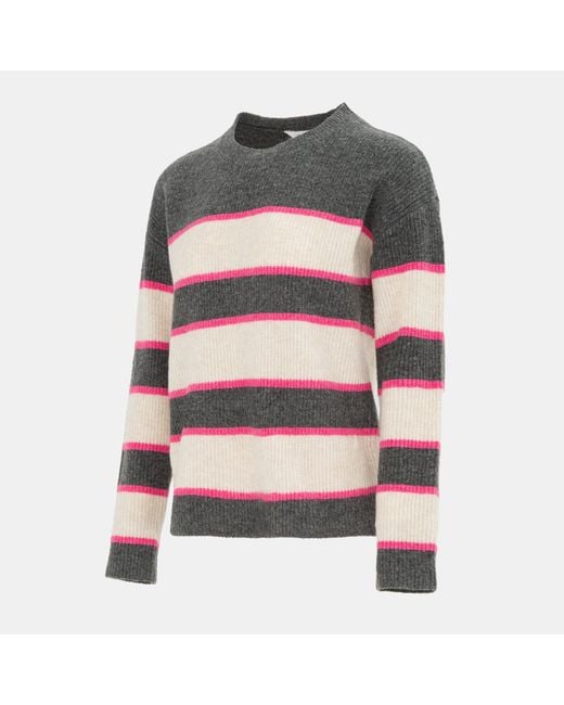 Miso Gray Stripe Jumper