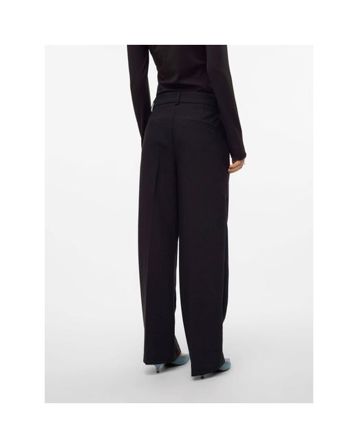 Vero Moda Black Straight Leg Trousers
