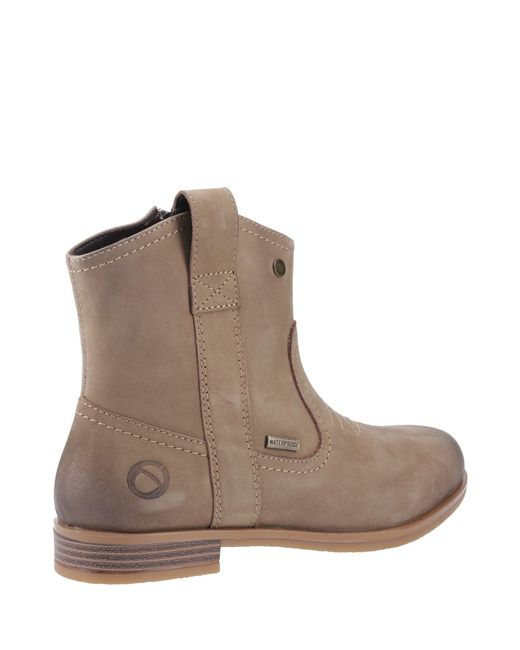 Cotswold Brown Signet Ankle Boots