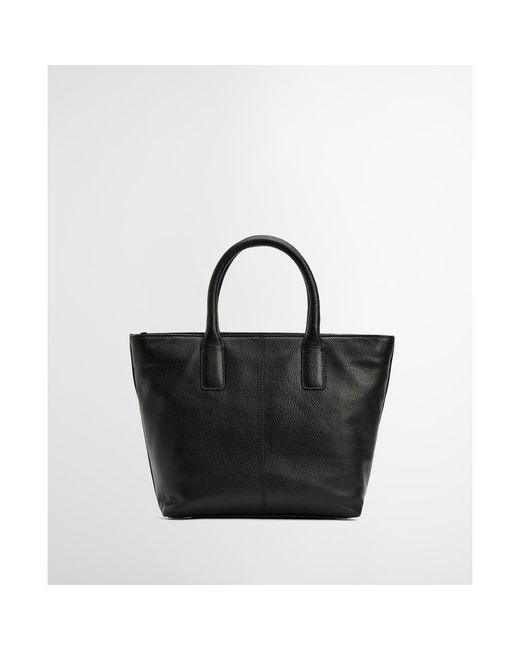 Barbour Black Birch Leather Tote Bag