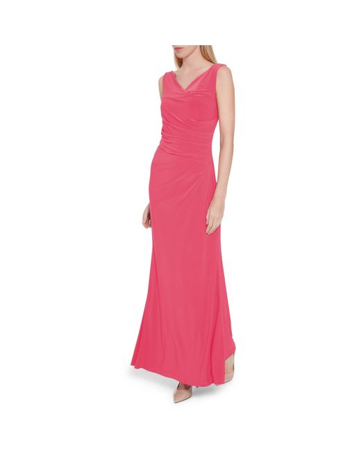 Gina Bacconi Pink Stella Maxi Dress