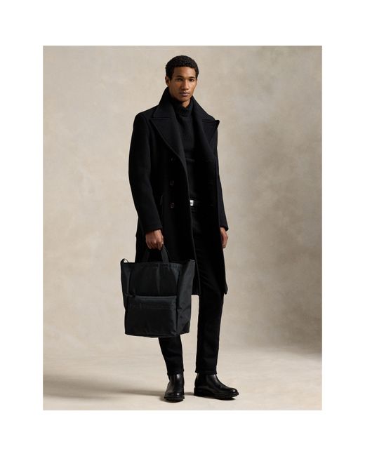Polo Ralph Lauren Black Modern Logo Large Tote Bag